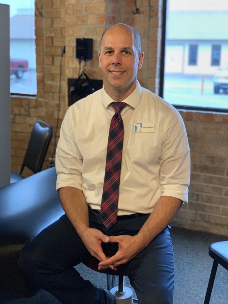Dr Daniel Scherer at Lovett Chiropractic on Soncy Rd in Amarillo