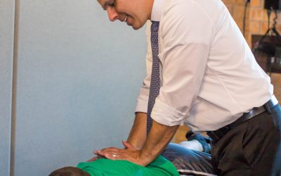 Dr Scherer Treating a Patient